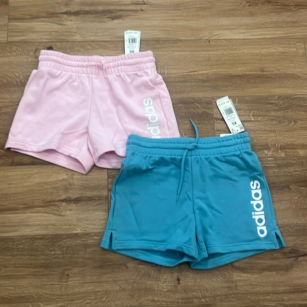 Two pair of brands new Adidas shorts!